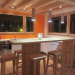 cuisine bar, ski valmorel location chalet spa